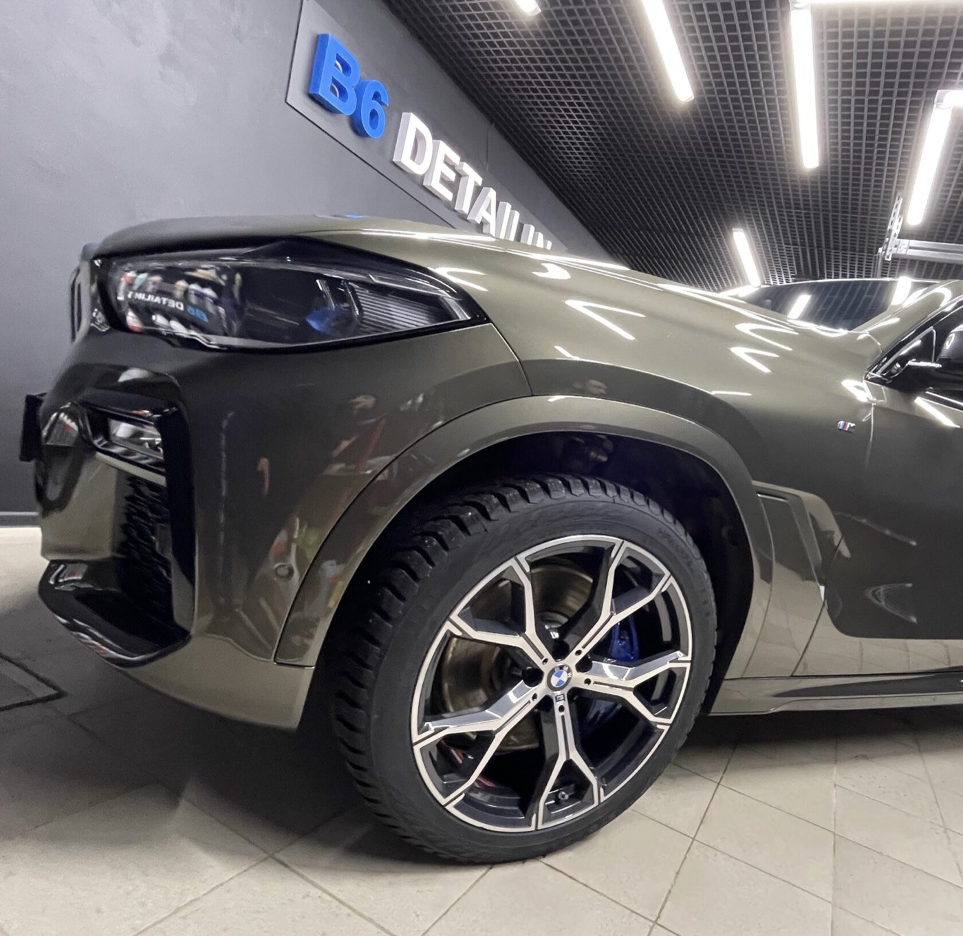 BMW X6 после полировки кузова