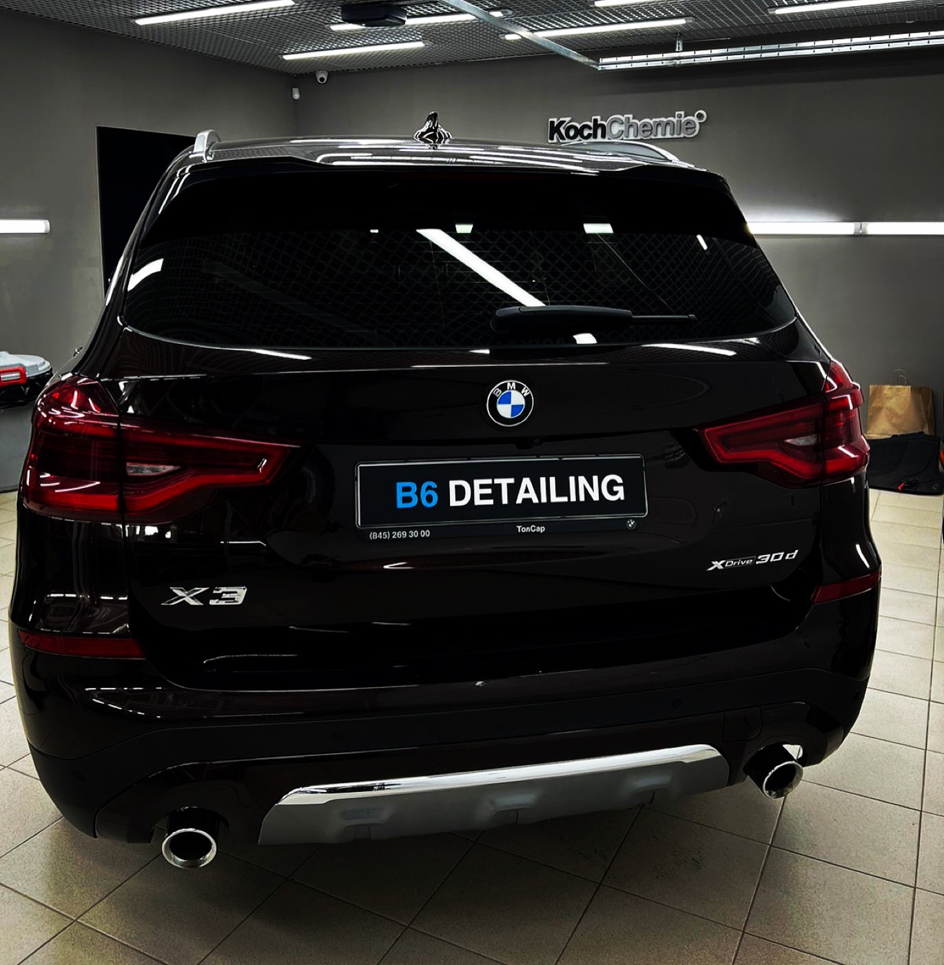 BMW X3 после восстановительной полировки